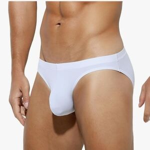 Arjen Kroos Men's Solid Briefs Underwear Pouch Triangle Panties Soft Low Rise